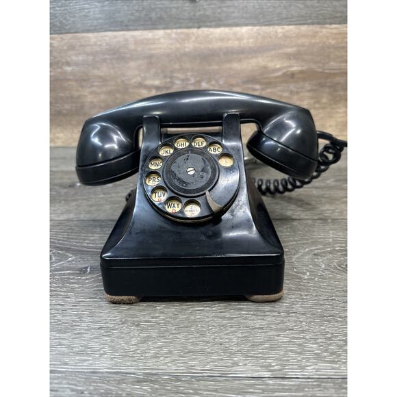 Vintage Northern Electric Rotary Dial Bakelite Desk Phone Canada Made - Picture 2 of 12